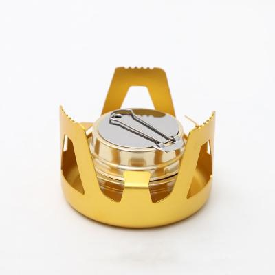 China Mini Manual Alcohol Stove For Outdoor Camping Picnic Spirit Ultralight Burner for sale