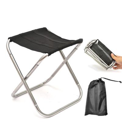 China PANEL Mini Folding Chair Portable Outdoor Fishing Chairs Aluminum Alloy Beach Chair For Camping for sale