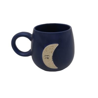 China Europe OEM Customized Logo Hot Selling Moon Mug Ceramic Coffee Mug Milk Mugs Tea Mugs Ceramic Milk Mug Decor Home for sale