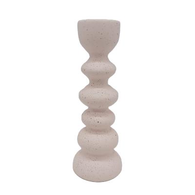 China Europe Modern Nordic Style Luxurious Ceramic For Home And Hotel Decoration Candlestick Tealight Ceramic Candle Holder for sale