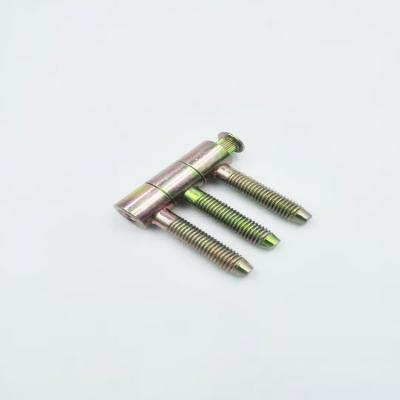 China Zinc Spiral Hinge Of Furniture Doors And Windows With Cotter Pin for sale