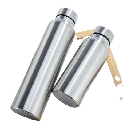 China Sports Bottles Stainless Steel Sports Cycling Water Bottle Thermos Cup Water Bottles Gym Metal Flask Single Wall Camping Single Water Bottles for sale