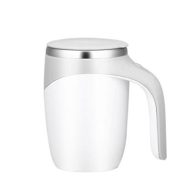 China Viable Lazy Coffee Stirring Automatic Cup Milk Magnetic Rotating Electric Mug Mugs 304 Stainless Steel Self Stirring Mixing Cup for sale