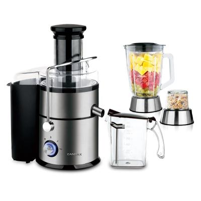 China Hotel 3 in 1 Multifunctional Stainless Steel Fruit Blender Manual Juicer for sale