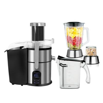 China Easy Handling Commercial Electric 3 In 1 Smoothie Blender Wide Mouth Pomegranate Juicer for sale