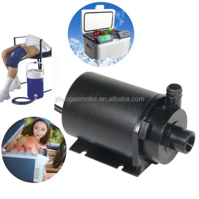 China Mains power 12v China CE Rohs 30000 h 30db 1-7m water charge car refrigerator DC centrifugal submersible water pump for sale