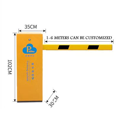 China Sensitivity Traffic Barrier Gate High Speed ​​Lifting Straight Arm Barrier Gate For Parking for sale