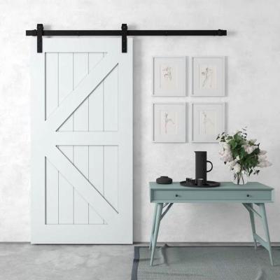 China sound insulation slide barn door wooden panels exterior wooden doors for apartment door for sale