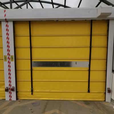 China Modern High Speed ​​Rapid PVC Roller Shutter Stacking Rolling Up Industry Door for sale