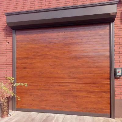 China Modern Custom Residential Rigid Exterior Rapid Fast Turbine Roller Aluminum Alloy Door Garage Storage Hard Store for sale