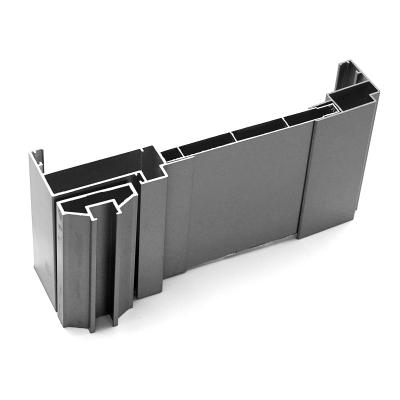 China Door & Window Black anodized Aluminium swing door  aluminum profiles for windows and doors for sale