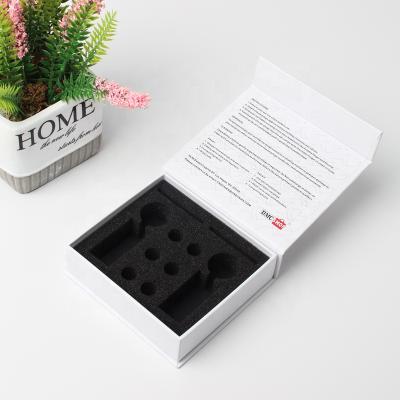 China Recyclable Custom Size And Shape Personalized Earplugs / Magnetic Headphones Gift Box With Foam Insert for sale