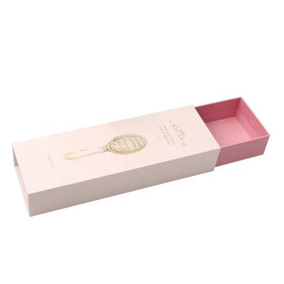 China Recyclable Luxury Customized 100% Recycled Material Packaging For Hair Brush for sale