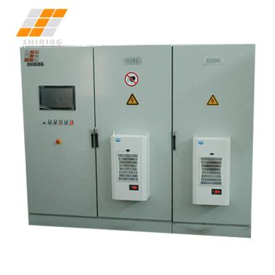 China High Accuracy Dual Frequency Induction Heating Power Supply Equipment Easy Operation Double Door for sale