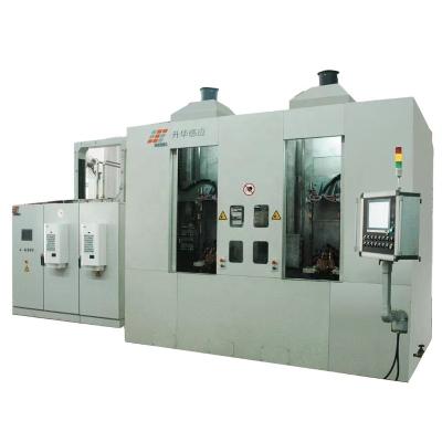 China Industrial Profile Induction Tempering Quenching Power Tools Double Station Quenching Machine for sale