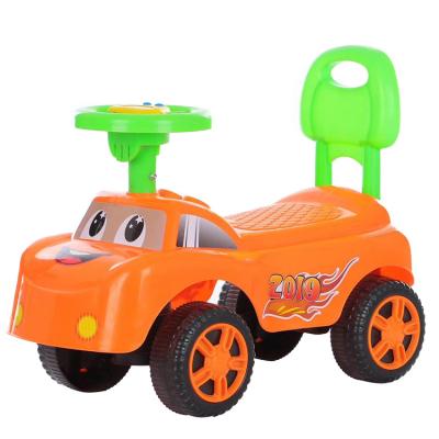 China Ride On Toy cheap price high quality foot to floor ride on car four wheels push trolley kid car 1-3 years old for sale