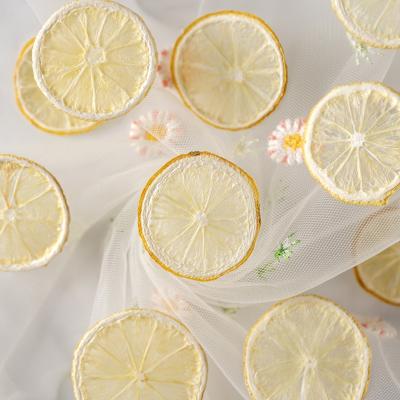 China Pressed Dry Natural Touch Fruits Yellow Lemon Slices For Resin Casting Jewelry Making Crafts for sale