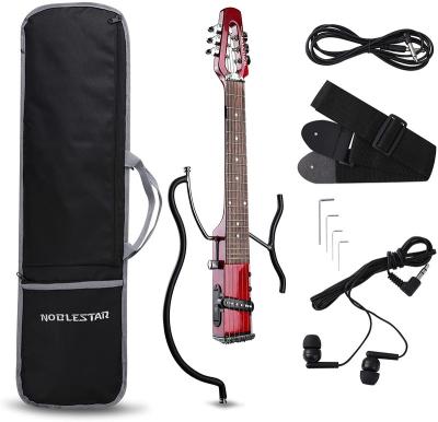 China brand exquisite microstar travel Noblestar electric guitar with care bag for sale