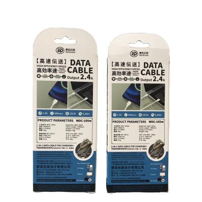 China Wholesale Hot Sale Data Cable Phone Case Paper Packaging Box Recyclable for sale