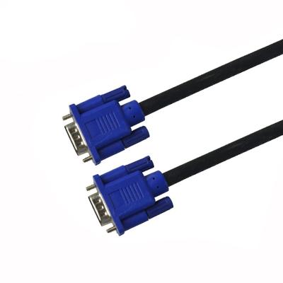 China COMPUTER Factory Blue 15pin Male To Male VGA 3+6 Cable 1.5m 1.8m 3m 5m 10m 20m 30m For Computer HDTV Projector for sale