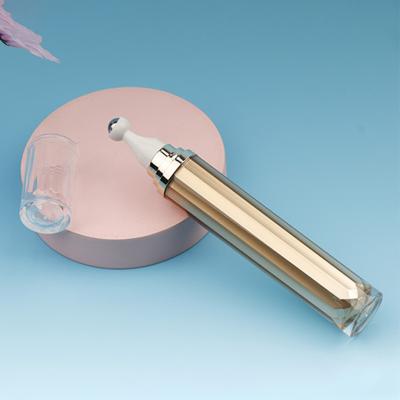 China Cosmetic Cosmetic Roller Bottle With Refillable Stainless Steel Roller Ball Sheath Bottle For Eye Cream for sale