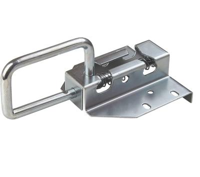 China factory promotion galvanized steel garage door straight sliding latch bolt lock/garage door latch for sale