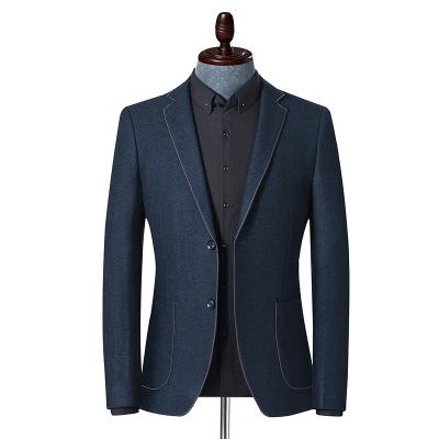 China Korean Classic Windproof Style Slim Blazer Men For Party Minimalism Multpe Pockets Formal Coats Plus Size Mens Suits And Blazer for sale