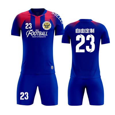 China Soccer Wear Sublimated Soccer Shirt Sets Design Football Wear Teamwear Sportswear Customized Cheap Soccer Jersey Sets Factory for sale