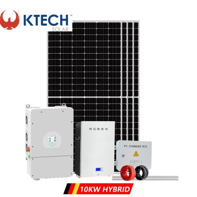 China Good quality Ktech 10kw solar system home solar power hybrid energy system for commercial for sale