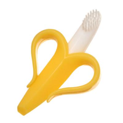 China Disposable Baby Silicone Teether Freezer BPA Free, Soothe Babies Sore Relief Gums, Banana Finger for sale