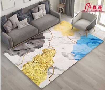 China Digital Printing Washable Carpet Bedroom Used Fixed Glossy for sale