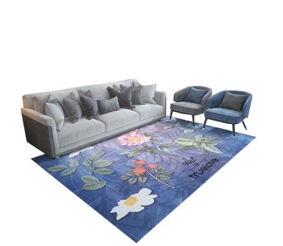 China Beloved Shaggy Area Rugs Digital Printing Washable Lotus Memory Digital Printing Fuzzy Foam Super Soft For Kids Play Mat for sale