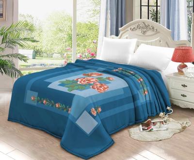 China Cheap Truelove100% fire retardant polyester minkblanketshome fabrics printing double bed Raschelblanket for sale