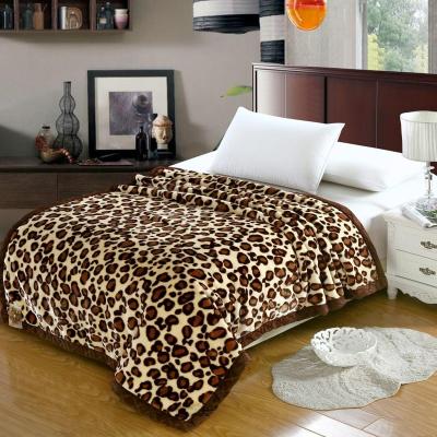 China Wholesale Super Soft Korean Blanket Double Blanket Anti-pilling Polyester Porcelain Animal Printing for sale