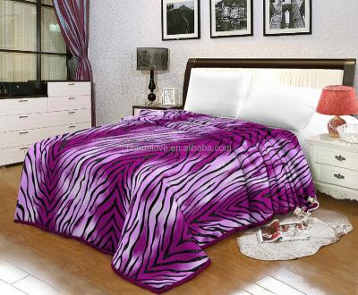 China 100% polyester anti-pilling blanket fabric made in Korea blanket for sale