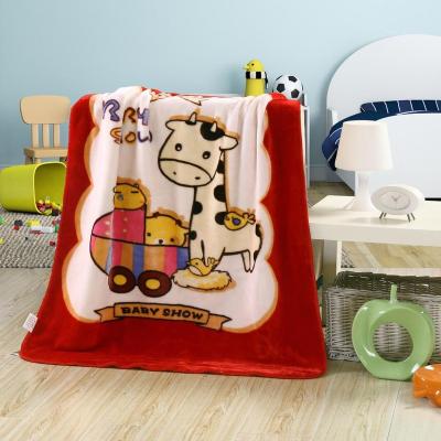 China Anti-pilling 10 Years Experience High Quality Super Soft Lint Free Flannel Cloudy Baby Blanket for sale