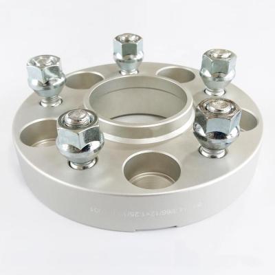 China Genuine Forged Alloy 6061 t6 Billet Aluminum BOTRAK Quality Silver Anodized 25mm 5x4.5 to 5x114.3 Wheel Spacer Adapters For Nissan Maxima Murano Infiniti GTR Q50 Renault Safrane for sale