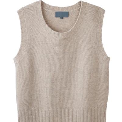 China QUICK DRY Custom Make Cashmere Vest Top Tailor Make Wool Tops Neck Tank for sale