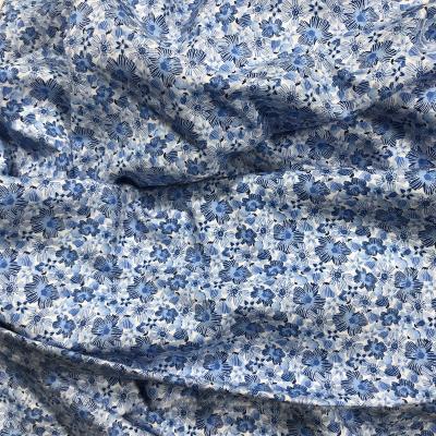 China Sustainable Cotton Man Shirt Knitted Fabric Floral Textile For Shirts Dress Tailor Made Shirts for sale