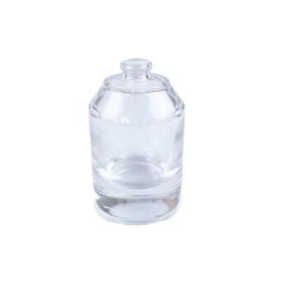 China Non Puddle Round Shoulder Glass Bottle For Perfume Sprayer Pump Accept Sprayer Silk Screen Printing for sale