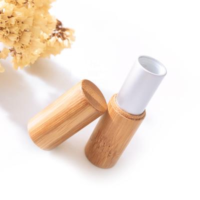 China Non Spill Professional Bamboo Lip Balm 10ml Cosmetic Container Made In China for sale