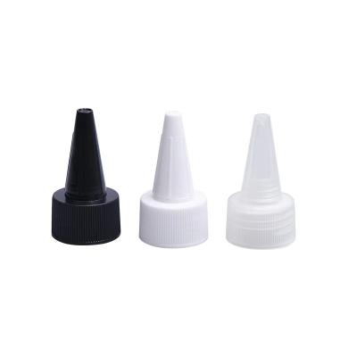 China Non Flip Stock Best Selling Top Transparent Cap Plastic Twist Caps Spout Transparent Flip Top Cap for sale