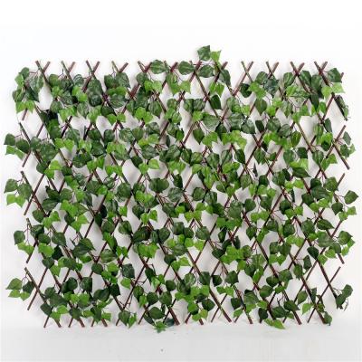 China Plastic Artificial Green Wall Artificial Boxwood Hedge Fence for sale