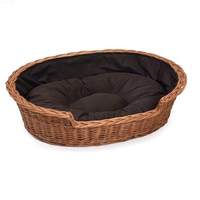 China Viable Wicker Cat Dog Bed Basket Medium Environmental Friendly Materials for sale