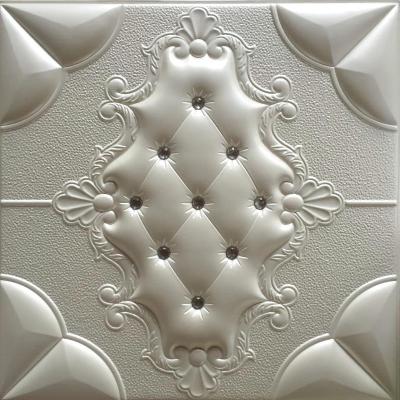 China Modern Decorative 5D Foam Leather Wall Panel for sale