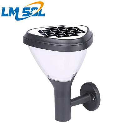 China LMSOL 2021 Garden IP65 Waterproof Park Solar Garden Wall Light for sale