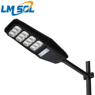 China Road Power 2021/Courtyard/Plaza/Park/Community LMSOL New Product 100W Integrated Post All In One Motion Solar Outdoor Automatic LED Street Light Road Light for sale