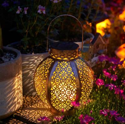 China Wholesale LMSOL Solar Garden Lantern Outdoor LED Lamp Outdoor Lawn Landscape Light Path Lamps Hanging Lawn Light for sale