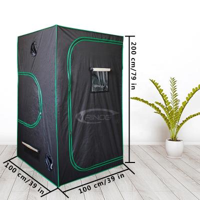 China Easily Assembled Trinog Mini Plant 600D Grow Tent Mylar Reflective Grow Tent LED Greenhouse For Indoor Gardening for sale