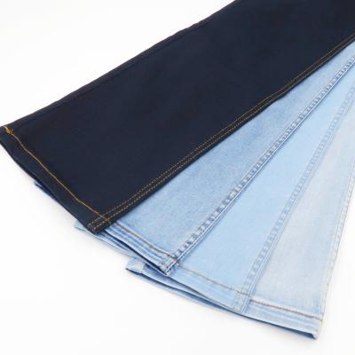 China Breathable Stretch Denim Fabric Polyester Cotton Spandex Fabric Wholesale Denim Apparel Fabric for sale